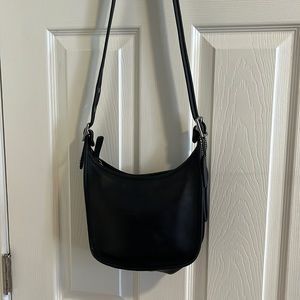 Vintage Coach satchel bag in black